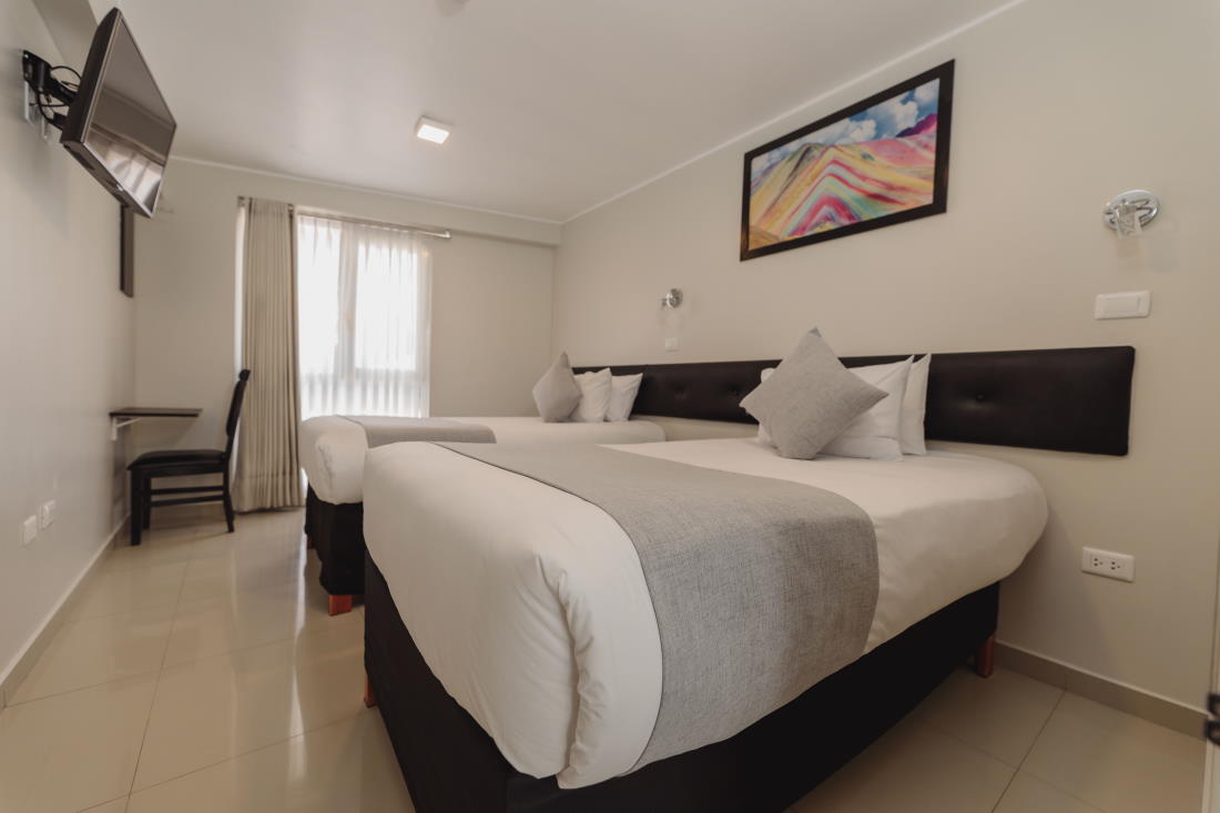 Interior y vista del alojamiento Classic Hotel Cusco