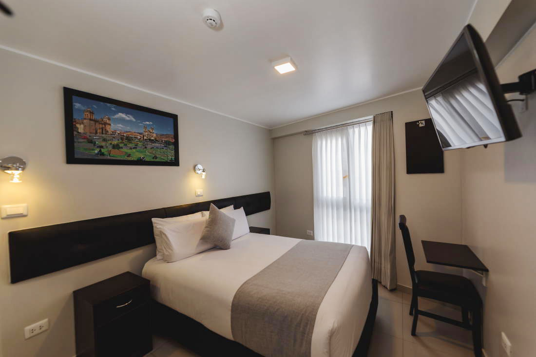 Interior y vista del alojamiento Classic Hotel Cusco